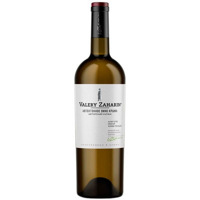 Вино Белое Сухое Valery Zaharin Autochthonous Wine of Crimea Aligote-Kokur-Sary Pandas 2022 0,75 л фото