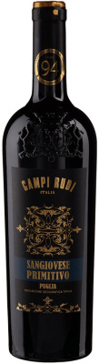 Вино Красное Полусухое Campi Rudi Sangiovese - Primitivo 2022 0,75 л фото