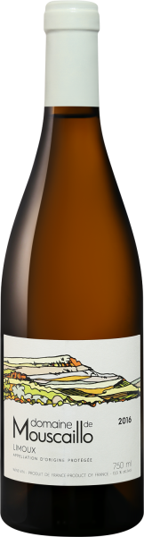 Вино Белое Сухое Domaine de Mouscaillo Limoux 2021 0,75 л фото
