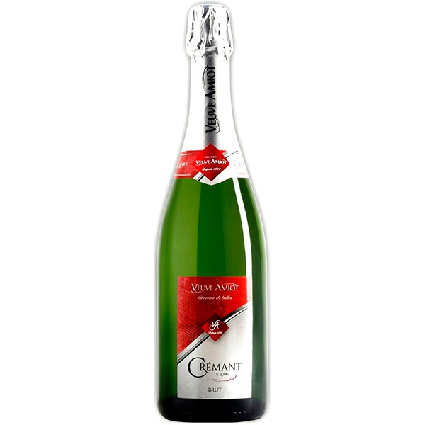 Вино игристое Белое Брют Veuve Amiot Brut Cremant de Loire 0,75 л фото