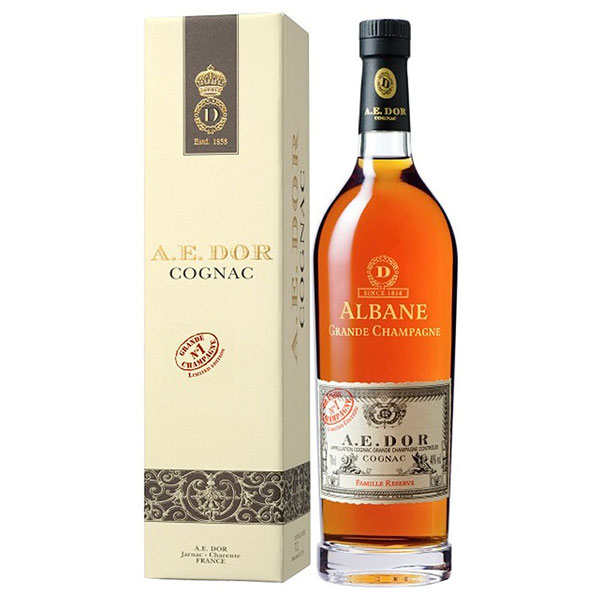 Коньяк A.E. Dor Albane Grande Champagne in gift box 0,7 л фото