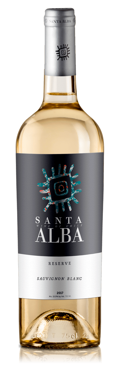 Вино Белое Сухое Santa Alba Reserve Sauvignon Blanc 2022 0,75 л фото