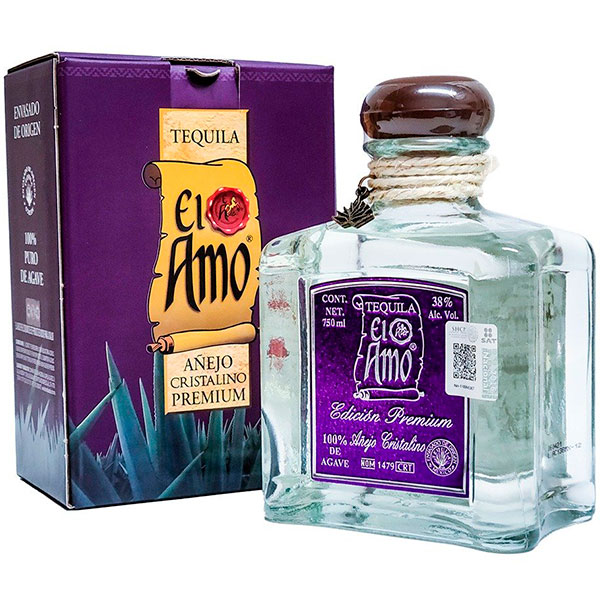 Текила Ley 925 Anejo Cristalino in gift box 0,75 л фото
