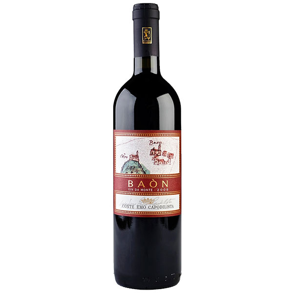 Вино Красное Сухое Conte Emo Capodilista Baon Rosso Veneto 2019 0,75 л фото