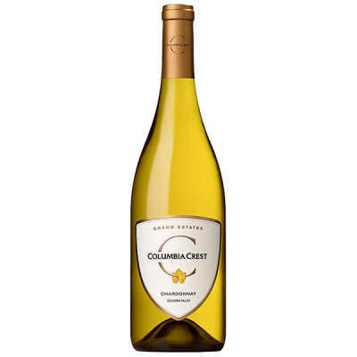 Вино Белое Полусухое Columbia Crest Grand Estates Chardonnay Columbia Valley 2020 0,75 л фото