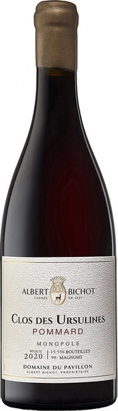 Вино Красное Сухое Albert Bichot Domaine du Pavillon Pommard Clos des Ursulines 2020 0,75 л фото