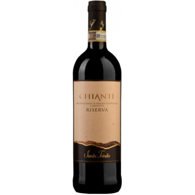 Вино Красное Сухое Chiantigiane Santa Trinita Chianti Riserva 2019 0,75 л фото