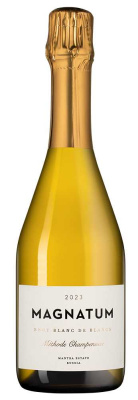 Вино игристое Лефкадия Магнатум Блан де Блан Брют Кубань Крымск 2023 Белое Брют 12% 0,75 л фото