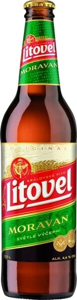 Пиво Светлое Litovel Moravan 0,5 л фото
