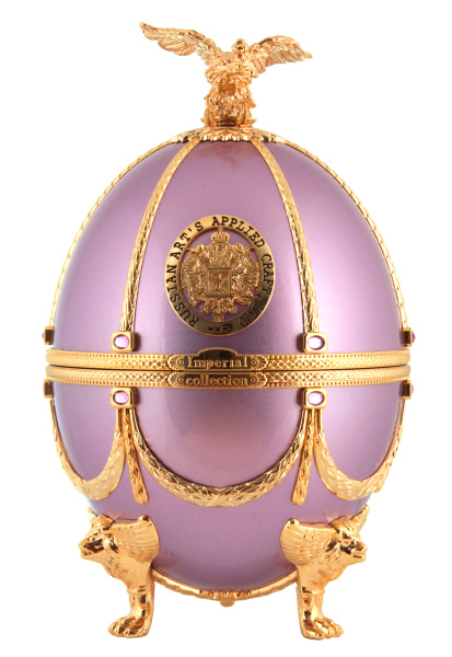 Водка Imperial Collection Faberge Egg Purple in velvet box 0,7 л фото