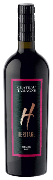 Вино Красное Сухое Chateau Tamagne Heritage Rouge 2021 0,75 л фото