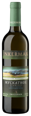 Вино Белое Полусладкое Inkerman Muscatnoe Young Collection 2022 0,7 л фото
