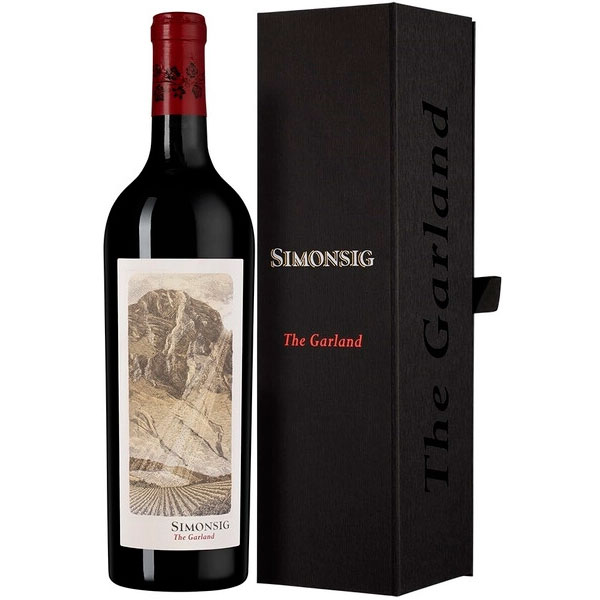 Вино Красное Сухое Simonsig The Garland Stellenbosch in gift box 2018 0,75 л фото