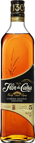 Ром Флор де Канья 5 Аньехо Класико 40% 0,75 л фото
