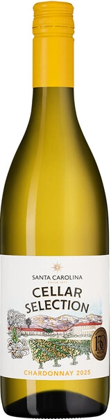 Вино Белое Полусухое Santa Carolina Cellar Selection Chardonnay 2025 0,75 л фото