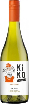 Вино Белое Сухое Undurraga Kiko Chardonnay Valle Central 2025 0,75 л фото