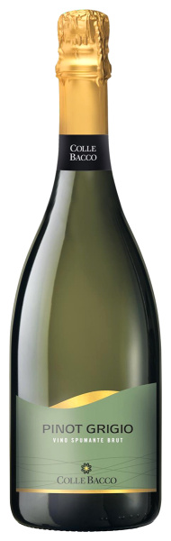Вино игристое Белое Брют Colle Bacco Pinot Grigio 2023 0,75 л фото