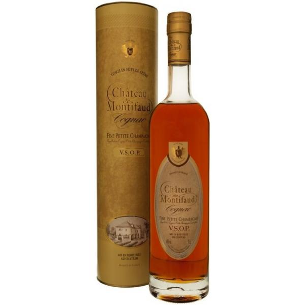 Коньяк Chateau de Montifaud VSOP Fine Petite Champagne in tube 0,50 л фото