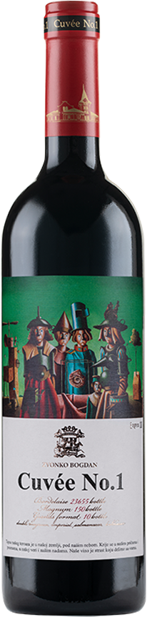 Вино Красное Сухое Zvonko Bogdan Cuvee № 1 Subotica 2022 0,75 л фото