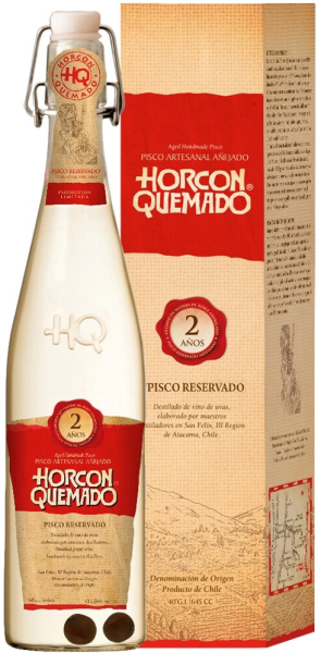 Писко Horcon Quemado Pisco Reservado 2 Anos in gift box 0,645 л фото