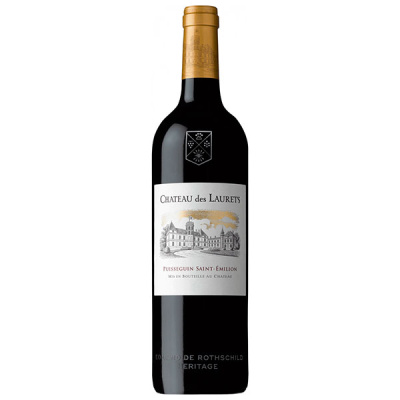 Вино Красное Сухое Chateau des Laurets Puisseguin Saint-Emilion 2016 0,75 л фото