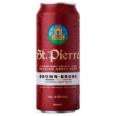Пиво St. Pierre Brune in can 0,50 л фото