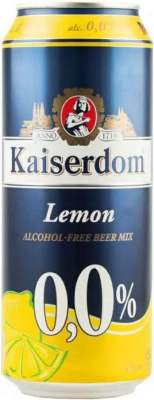 Пиво Светлое Kaiserdom Lemon in can 0,5 л фото