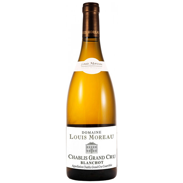 Вино Белое Сухое Domaine Louis Moreau Chablis Grand Cru Blanchot 2017 0,75 л фото