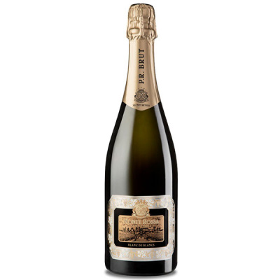 Вино игристое Белое Брют Monte Rossa P.R. Blanc de Blancs Franciacorta Brut 2018 0,75 л фото
