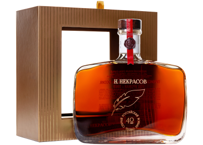 Коньяк Н. Некрасов 40 лет в п/у 43% 0,7 л фото