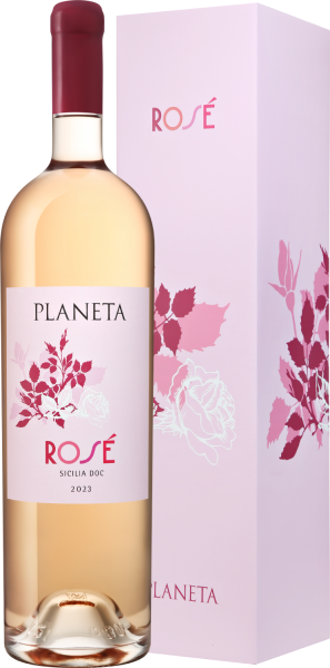 Вино Розовое Сухое Planeta Rose Sicilia in gift box 2023 1,5 л фото