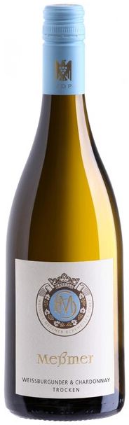 Белое Сухое Herbert Messmer Weissburgunder Chardonnay Trocken Pfalz