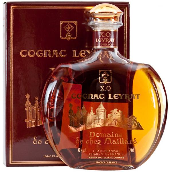 Коньяк Leyrat XO in gift box 0,7 л фото