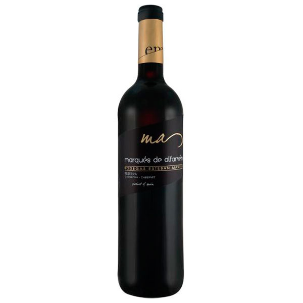Вино Красное Сухое Esteban Martin Marques de Alfamen Reserva Carinena 2016 0,75 л фото