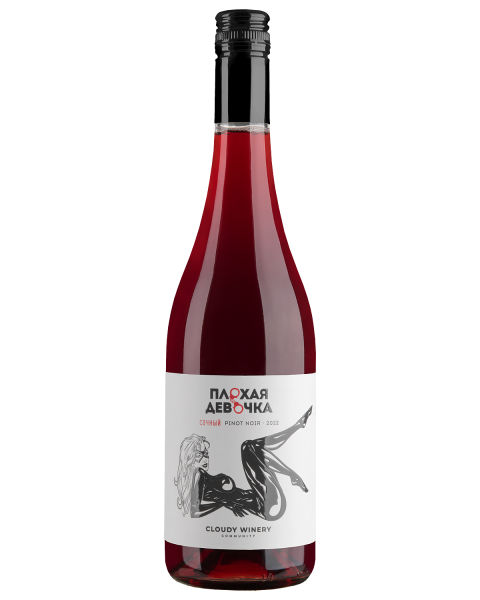 Вино Плохая девочка Пино Нуар 2022 красное сухое 12% 0,75 л фото