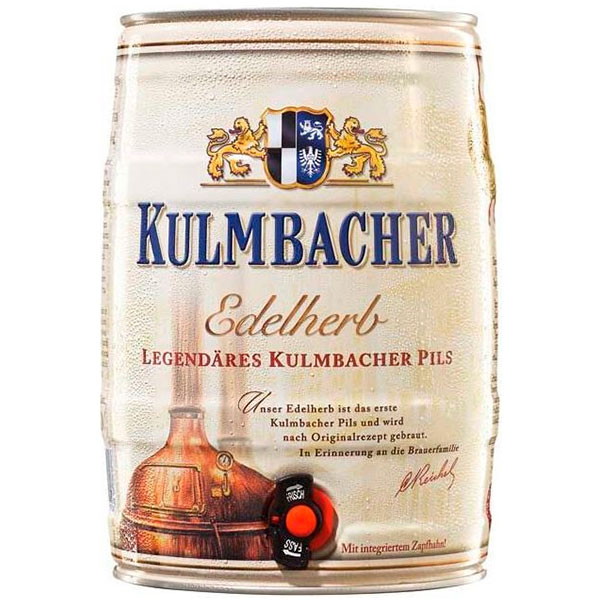 Пиво Kulmbacher Edelherb Premium Pils mini keg 5,00 л фото