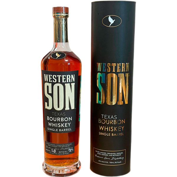 Виски Western Son Texas Bourbon Single Barrel in tube 0,75 л фото