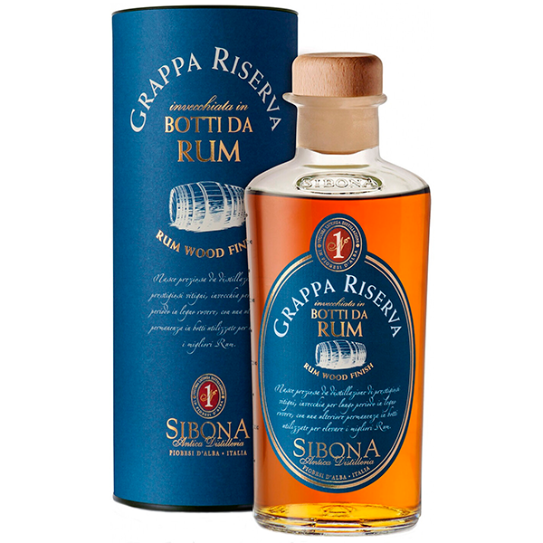 Ром Sibona Riserva Rum Wood Finish in tube 0,5 л фото