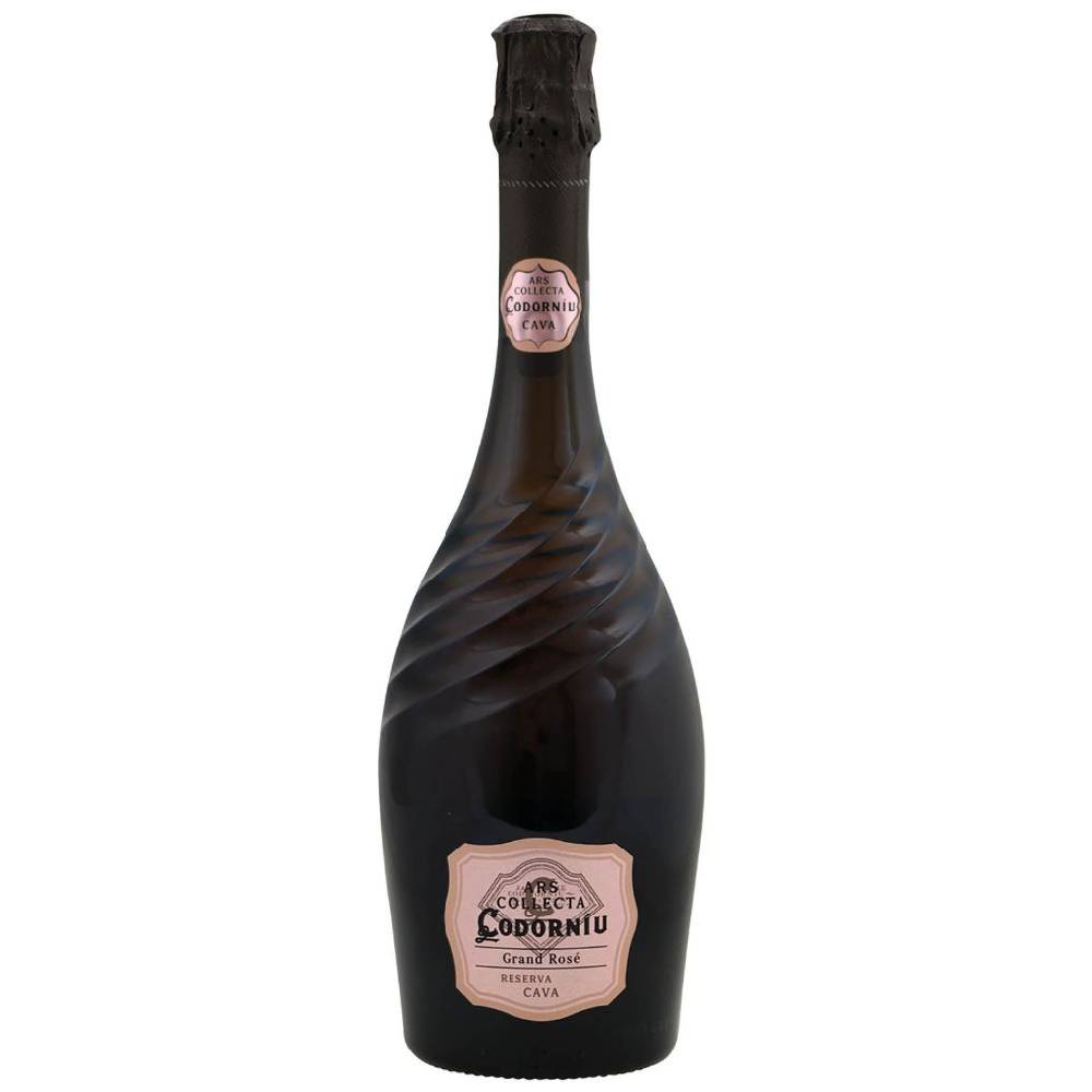 Вино игристое Розовое Брют Codorniu Ars Collecta Grand Rose Reserva Brut Cava 2022 0,75 л фото