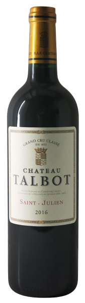 Вино Красное Сухое Chateau Talbot Grand Cru Classe Saint-Julien 2016 0,75 л фото