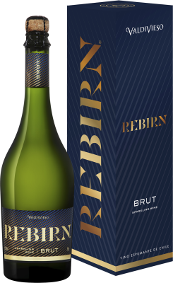 Вино игристое Белое Брют Valdivieso Rebirn Brut in gift box 2023 0,75 л фото