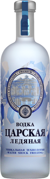 Водка Царская Ледяная 40% 1 л фото