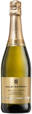 Вино игристое Белое Сладкое Balbi Soprani Oro di Corte Moscato 0,75 л фото