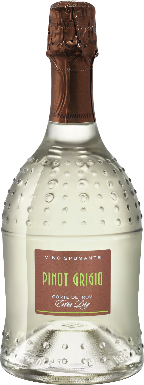 Вино игристое Белое Сухое Villa Degli Olmi Corte Dei Rovi Pinot Grigio Spumante Extra Dry 0,75 л фото