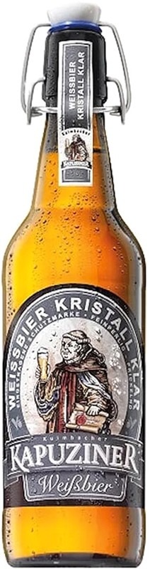 Пиво Светлое Kapuziner Weissbier Kristall Klar 0,5 л фото