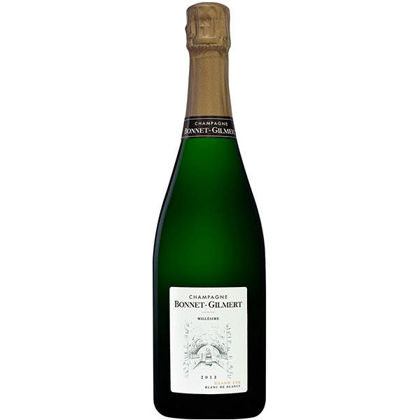Вино игристое Белое Экстра Брют Bonnet-Gilmert Millesime Grand Cru Blanc de Blancs Champagne 2013 0,75 л фото