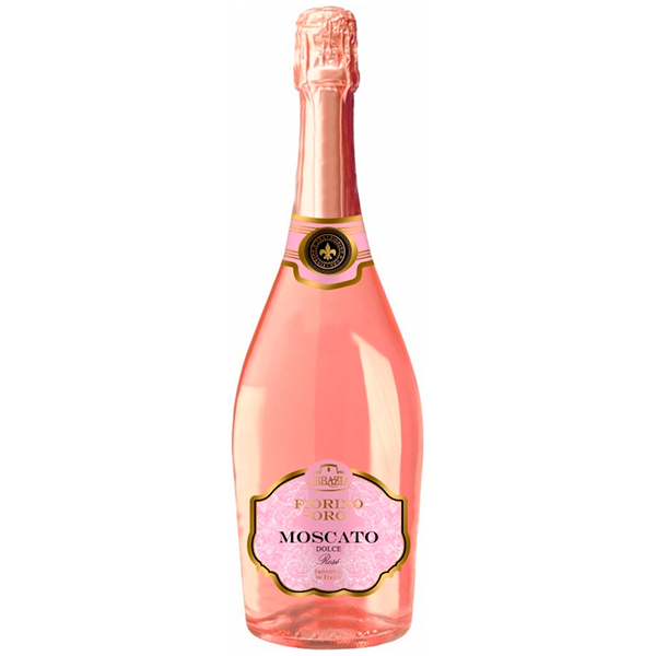 Вино игристое Fiorino d'Oro Moscato Rose 0,75 л фото