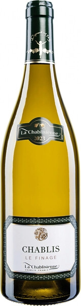 Вино Белое Сухое La Chablisienne Le Finage Chablis 2024 0,75 л фото