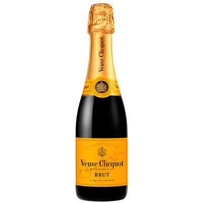 Шампанское Белое Брют Veuve Clicquot Brut Champagne 0,375 л фото