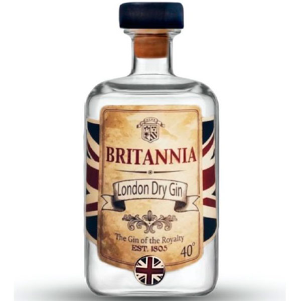 Джин Britannia London Dry Gin 0,7 л фото